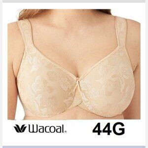 Women's Wacoal Awareness Underwire Bra Nude Sand Size 44G